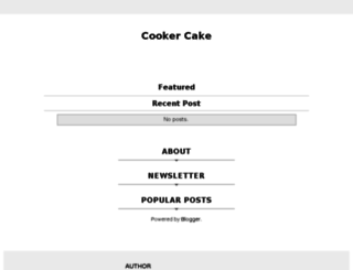 cookercake.com screenshot