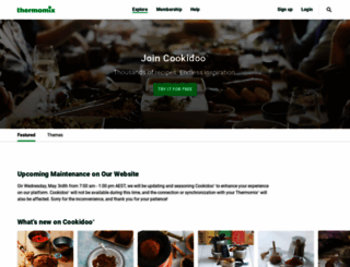 cookidoo.com.au screenshot