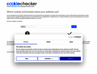 cookie-checker.com screenshot