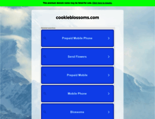 cookieblossoms.com screenshot