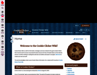 Access cookieclicker.fandom.com. Cookie Clicker Wiki
