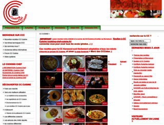 cooking-chef-cuisine.fr screenshot