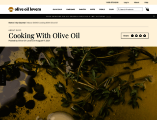 cooking.oliveoillovers.com screenshot