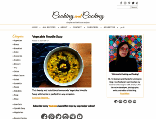 cookingandcooking.com screenshot