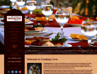 cookingcrew.in screenshot