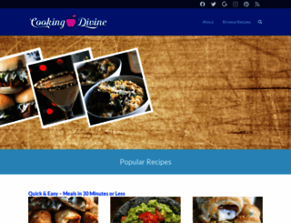 cookingdivine.com screenshot