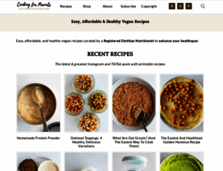 cookingforpeanuts.com screenshot