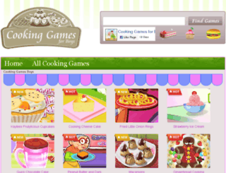 cookinggamesboys.com screenshot