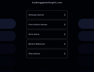 cookinggamesforgirls.com screenshot