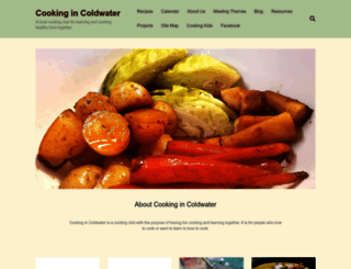 cookingincoldwater.org screenshot