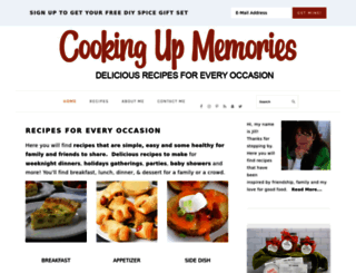 cookingupmemories.com screenshot