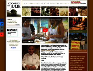 cookingwithjulie.com screenshot
