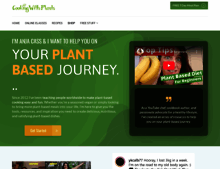 cookingwithplants.com screenshot