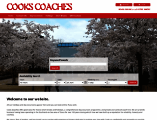 cookscoaches.co.uk screenshot