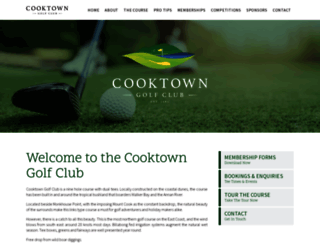 cooktowngolflinks.com.au screenshot