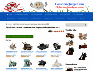 cookwarejudge.com screenshot