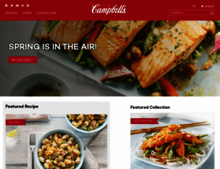 cookwithcampbells.ca screenshot