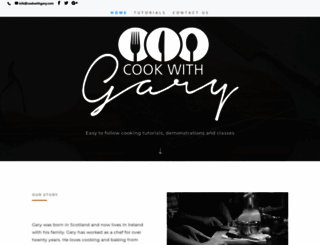 cookwithgary.com screenshot