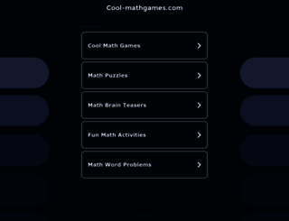 cool-mathgames.com screenshot