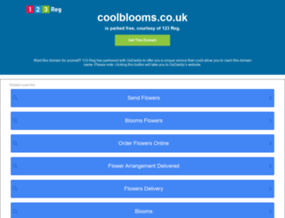 coolblooms.co.uk screenshot