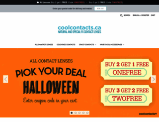 coolcontacts.ca screenshot