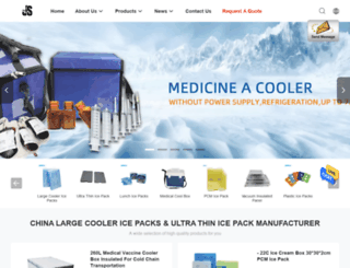 cooler-icepacks.com screenshot