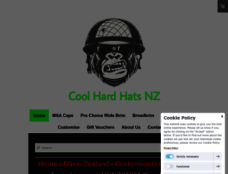 coolhardhats.co.nz screenshot
