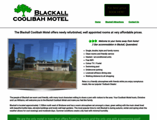 coolibahmotel.com.au screenshot