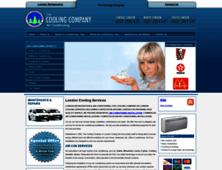 coolingcompany.co.uk screenshot