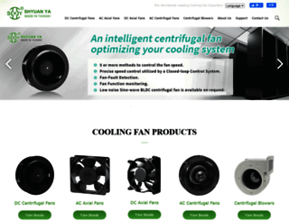 coolingfanmanufacturers.com screenshot