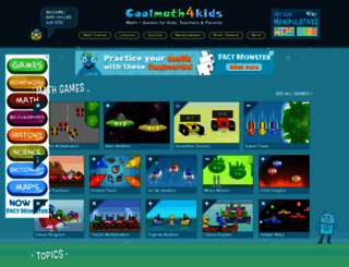 coolmaths4kids.net screenshot