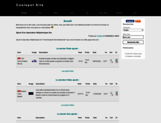 coolspot.fr screenshot