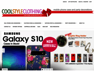coolstyleclothing.com screenshot