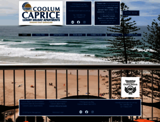 coolumcaprice.com.au screenshot
