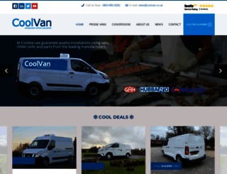 coolvan.co.uk screenshot