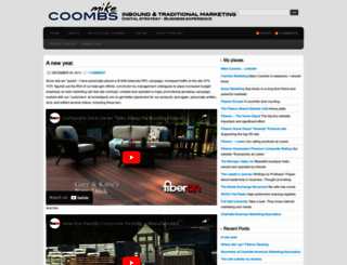 coombsmarketing.wordpress.com screenshot