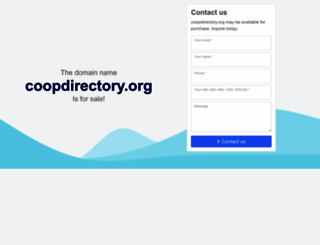 coopdirectory.org screenshot