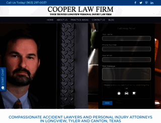cooper-law-firm.com screenshot