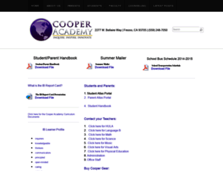 cooperacademyfresno.org screenshot