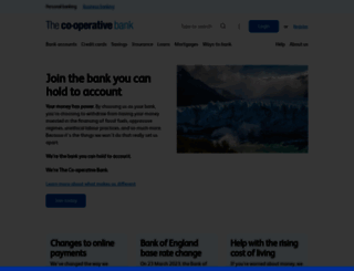 cooperativebank.com screenshot