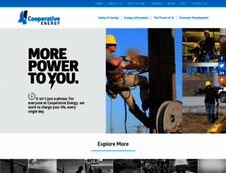cooperativeenergy.com screenshot
