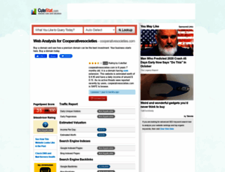 cooperativesocieties.com.cutestat.com screenshot