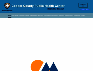 coopercountypublichealth.com screenshot
