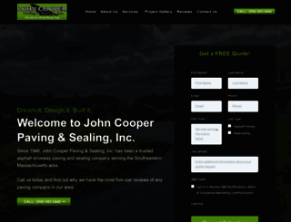 cooperdriveways.com screenshot