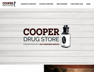cooperdrugstore.com screenshot