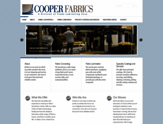 cooperfabrics.com screenshot