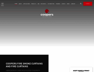 coopersfire.com screenshot