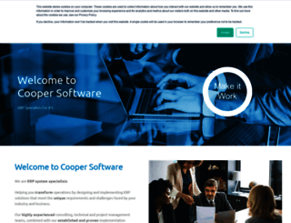 coopersoftware.co.uk screenshot
