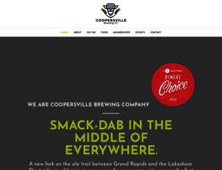 coopersvillebrewing.com screenshot
