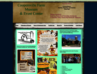 coopersvillefarmmuseum.org screenshot